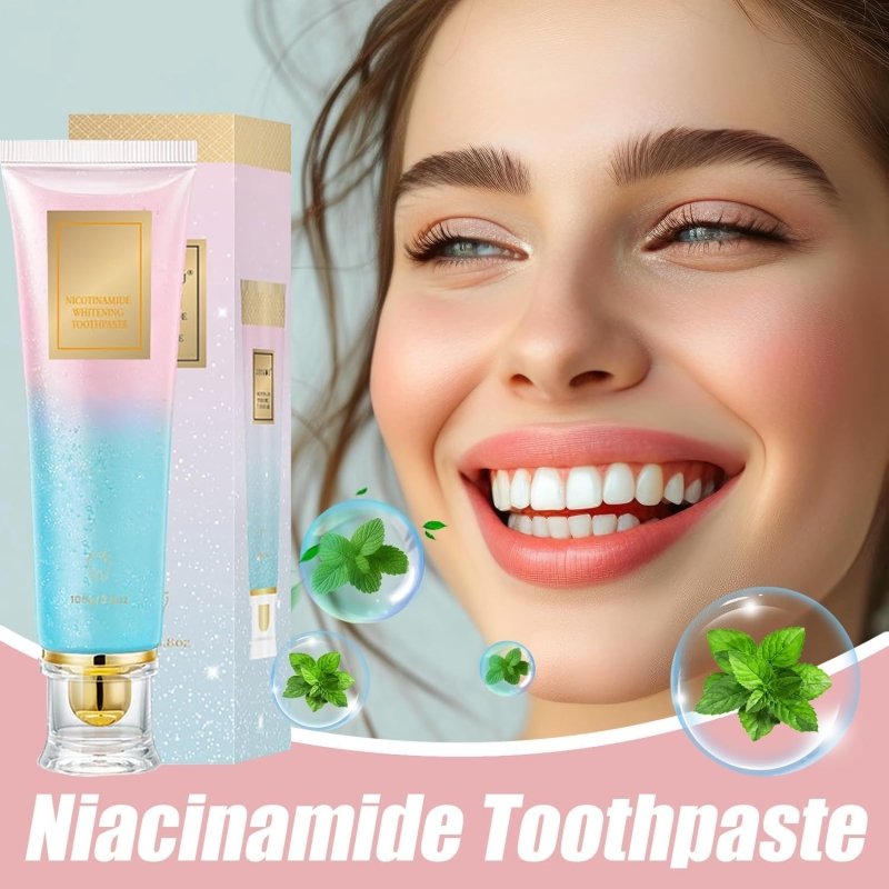 IYUWE Niacinamide Whitening Toothpaste, Fresh Breath, Mint Flavor (1pcs)IYUWE