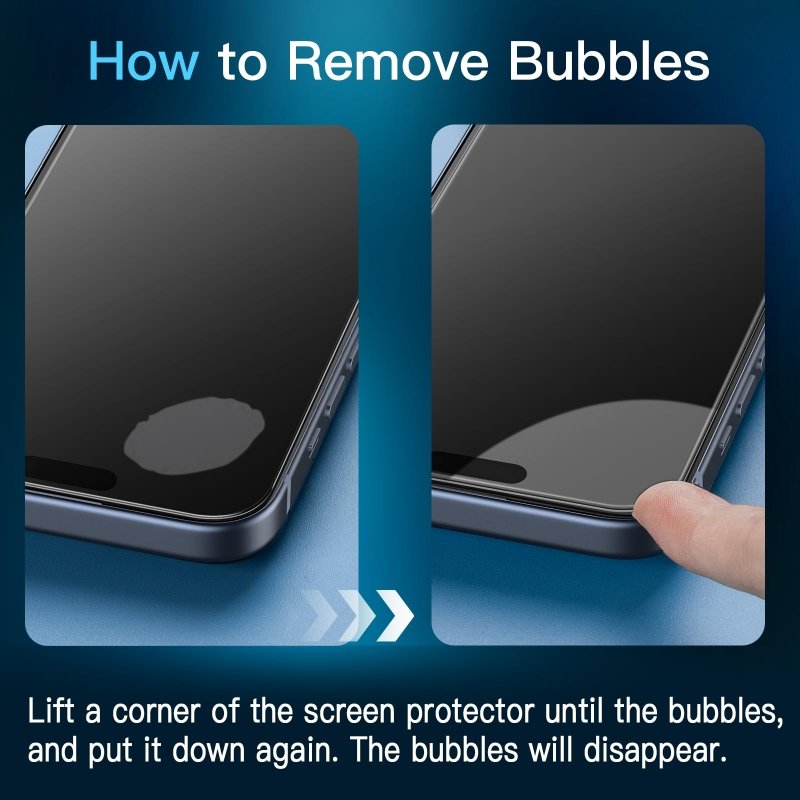 JETech Screen Protector for iPhone 15 6.1 - Inch, Tempered Glass Film with Easy Installation Tool, Case - Friendly, HD Clear, 3 - PackVisit the JETech Store