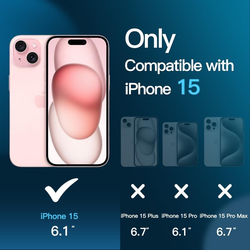 JETech Screen Protector for iPhone 15 6.1 - Inch, Tempered Glass Film with Easy Installation Tool, Case - Friendly, HD Clear, 3 - PackVisit the JETech Store