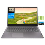 Lenovo IdeaPad 3i 15.6" FHD Chromebook, Intel Celeron N4500 Processor, 4GB RAM, 192GB Storage(64GB eMMC + 128GB Flash Memory), Webcam, Wi - Fi 6, Bluetooth, SD Card Reader, HDMI, Artic Grey, Chrome OS‎Lenovo