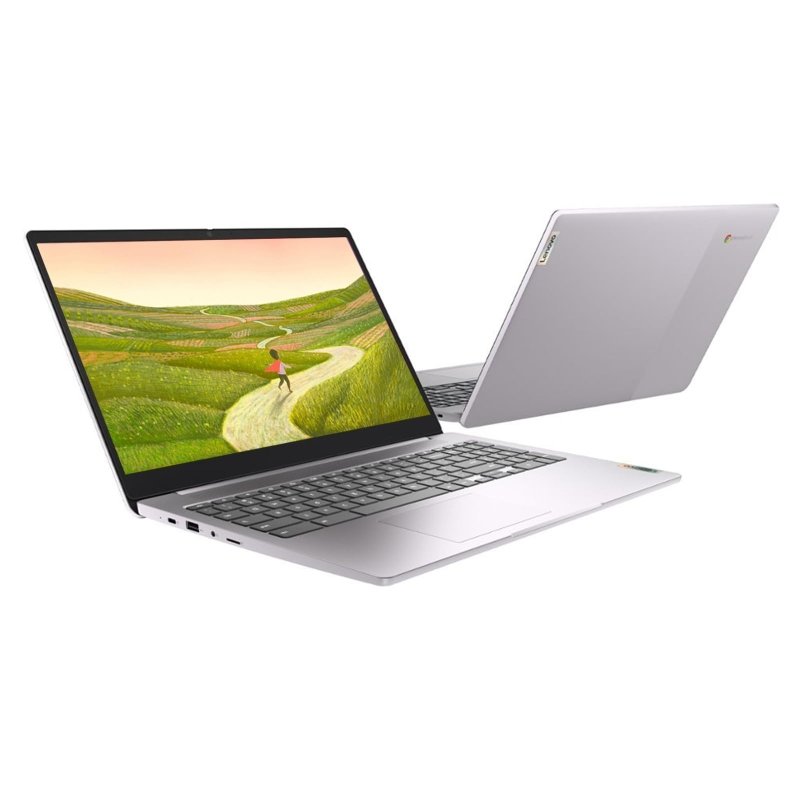 Lenovo IdeaPad 3i 15.6" FHD Chromebook, Intel Celeron N4500 Processor, 4GB RAM, 192GB Storage(64GB eMMC + 128GB Flash Memory), Webcam, Wi - Fi 6, Bluetooth, SD Card Reader, HDMI, Artic Grey, Chrome OS‎Lenovo