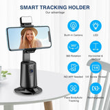 Lingtoolator acking Tripod 360° Rotating Auto Tracking Phone Stand, No App, Phone Camera Stand with Remote and Gesture Control, Rechargeable Smart Shooting Stand for Live Video Recording Tiktokjiangler