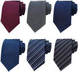 Loiisgy 6 PCS Necktie Woven Jacquard Neck Ties Set Tie for MenLoiisgy