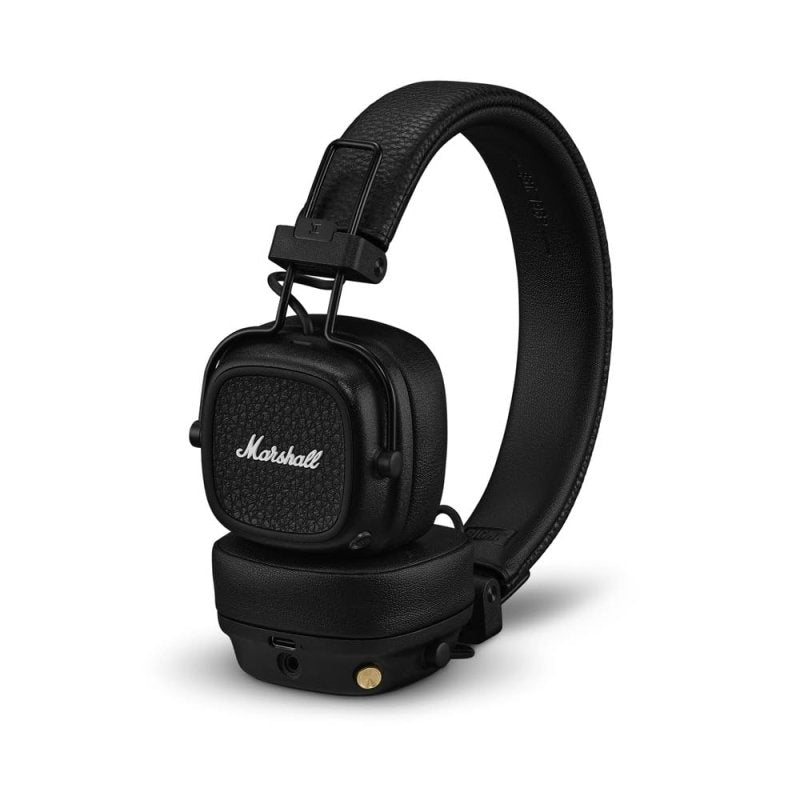 Marshall Major V Bluetooth Headphones - Foldable Bluetooth Wireless Headphones Bluetooth with 100+ Hours of Playtime (Black)Visit the Marshall Store