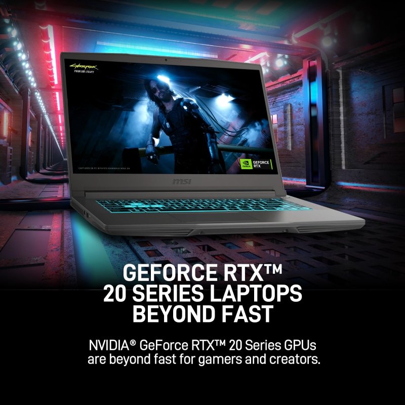 MSI Thin 15 15.6” 144Hz FHD Gaming Laptop: Intel Core i5 - 13420H, NVIDIA Geforce RTX 2050, 16GB DDR5, 512GB NVMe SSD, Cooler Boost 5, Win 11: Black B13UCX - 2040US‎MSI
