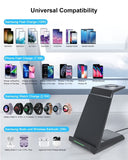 NANAMI Wireless Charger for Samsung - 3 in 1 Charging Station for Multiple Devices, Fast Charger Stand for Galaxy S25 S24 S23 S22 S21 Ultra Z Flip Fold 4, Galaxy Watch 6/5/5 Pro/4/3, Galaxy Buds 2 ProVisit the NANAMI Store