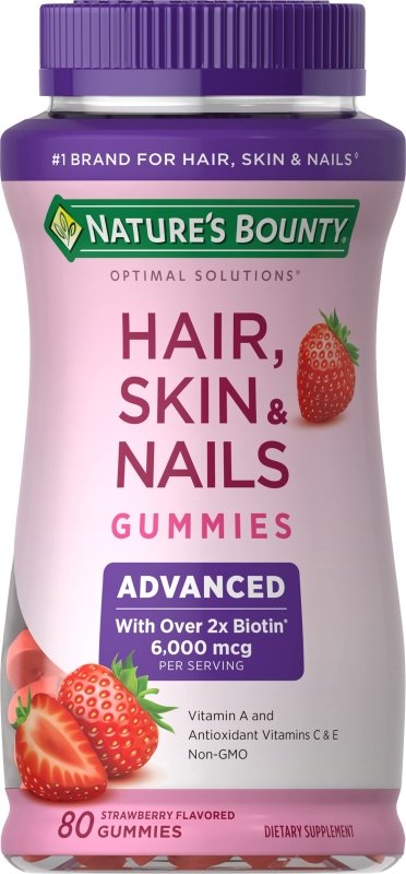 Nature's Bounty Optimal Solutions Advanced Hair, Skin & Nails Gummies‎Nature's Bounty