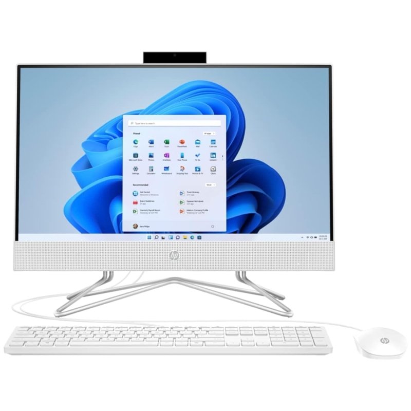 Newest HP 200 G4 22 All In One Business PC With 21.5 - Inch Display, Core i3 - 10110U Processer/8GB RAM/256GB SSD/Intel UHD Graphics/Windows - 11 English White‎HP