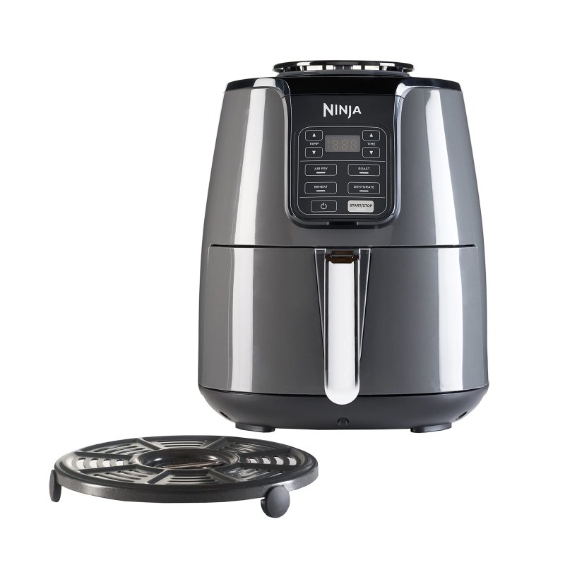 Ninja Air Fryer Af100, Roast, Reheat, Dehydrate, 3.8 L, 1550 Watts, Grey And Black"Min 1 year manufacturer warranty"‎Ninja