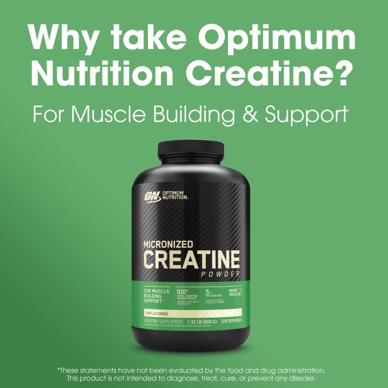 Optimum Nutrition Micronized Creatine Monohydrate Powder - Unflavored 120 ServingsVisit the Optimum Nutrition Store