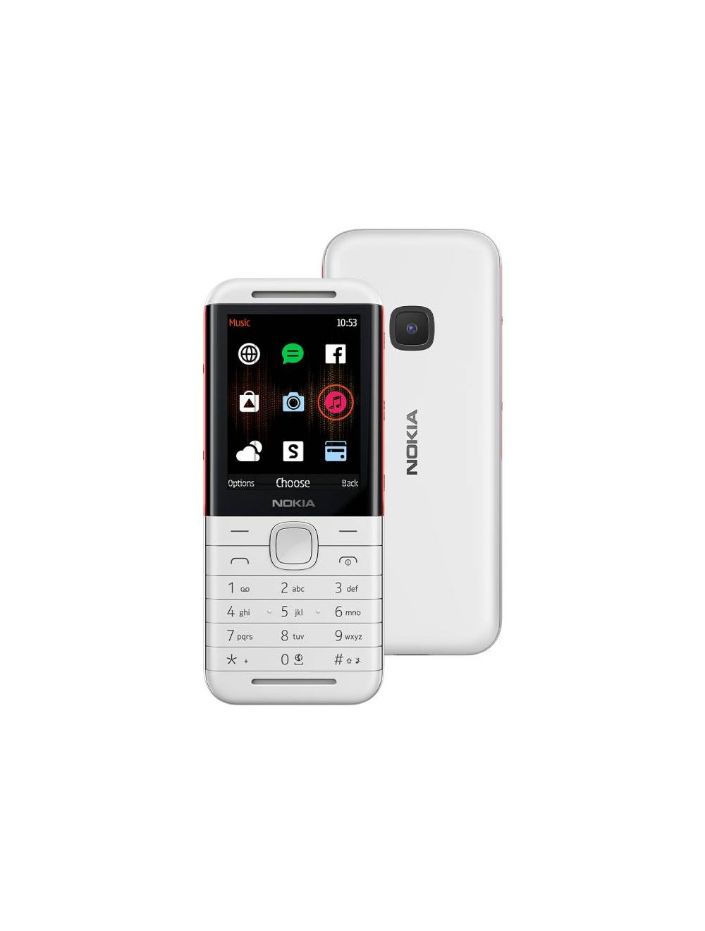 5310 Dual SIM White Red 8MB RAM 16MB GSM