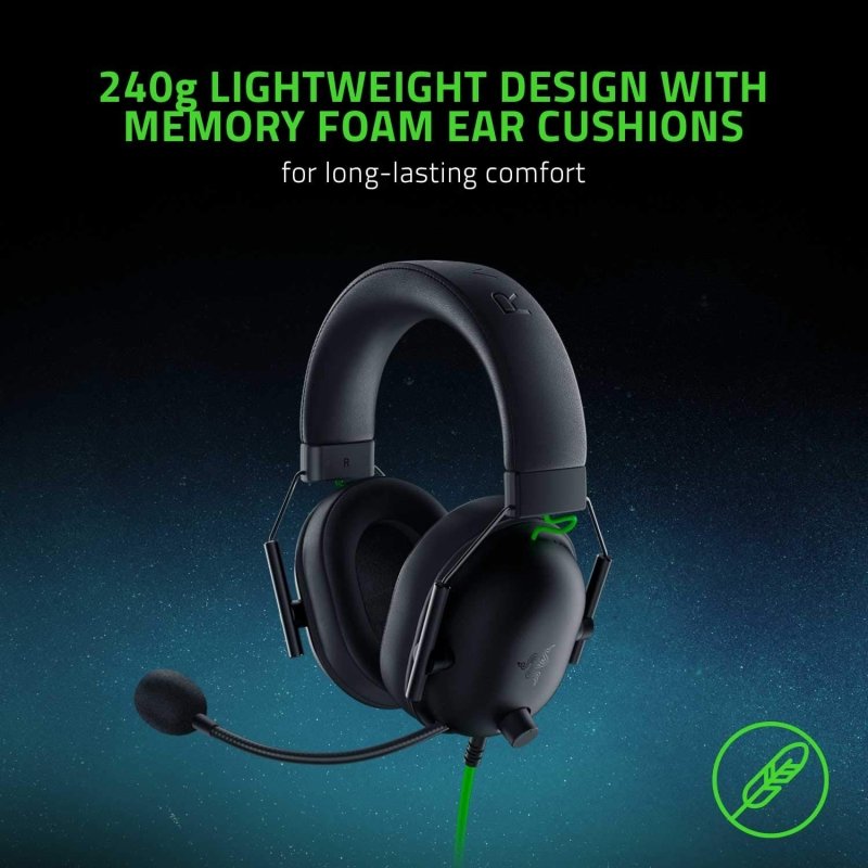 Razer BlackShark V2 X Gaming Headset: 7.1 Surround Sound, 50mm Drivers, Memory Foam Cushion, for PC, PS4, PS5, Switch, Xbox One, Xbox Series X|S, Mobile, 3.5mm Audio Jack, Classic BlackVisit the Razer Store