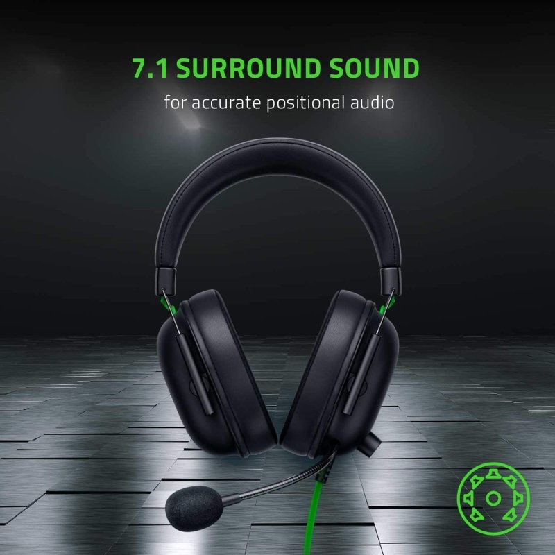 Razer BlackShark V2 X Gaming Headset: 7.1 Surround Sound, 50mm Drivers, Memory Foam Cushion, for PC, PS4, PS5, Switch, Xbox One, Xbox Series X|S, Mobile, 3.5mm Audio Jack, Classic BlackVisit the Razer Store