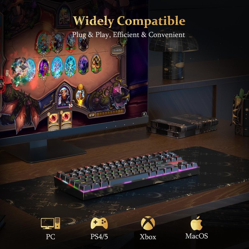 Redragon K552 - Rgb Kumara Rgb Led Backlit Mechanical Gaming Keyboard (Black)Visit the Redragon Store