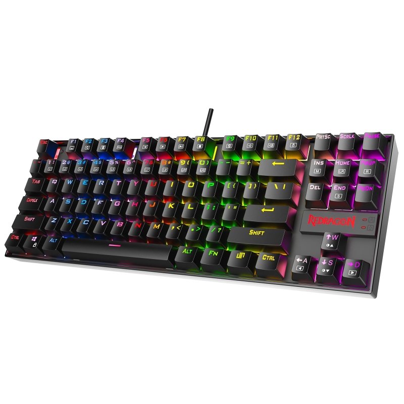 Redragon K552 - Rgb Kumara Rgb Led Backlit Mechanical Gaming Keyboard (Black)Visit the Redragon Store