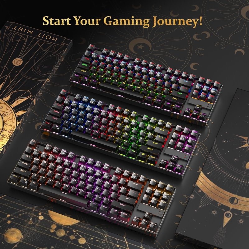 Redragon K552 - Rgb Kumara Rgb Led Backlit Mechanical Gaming Keyboard (Black)Visit the Redragon Store
