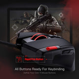 Redragon, Predator Wired Gaming Mouse, Black, M612 - RgbVisit the Redragon Store