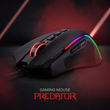Redragon, Predator Wired Gaming Mouse, Black, M612 - RgbVisit the Redragon Store