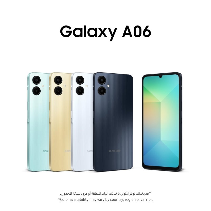 Samsung Galaxy A06 LTE, Android Smartphone, Dual SIM Mobile Phone, 6GB RAM, 128GB Storage, Black (UAE Version)Visit the SAMSUNG Store