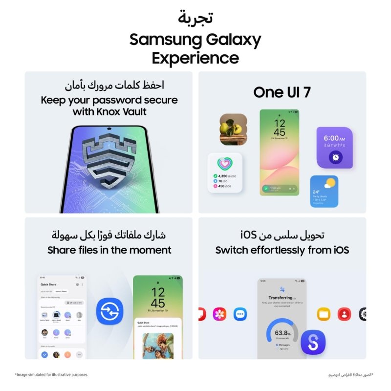 Samsung Galaxy A56 5G, Android Smartphone, 128GB Storage, 8GB RAM, Awesome Pink, 6x OS Upgrades, Large Display, Long Battery Life (UAE Version)Visit the SAMSUNG Store