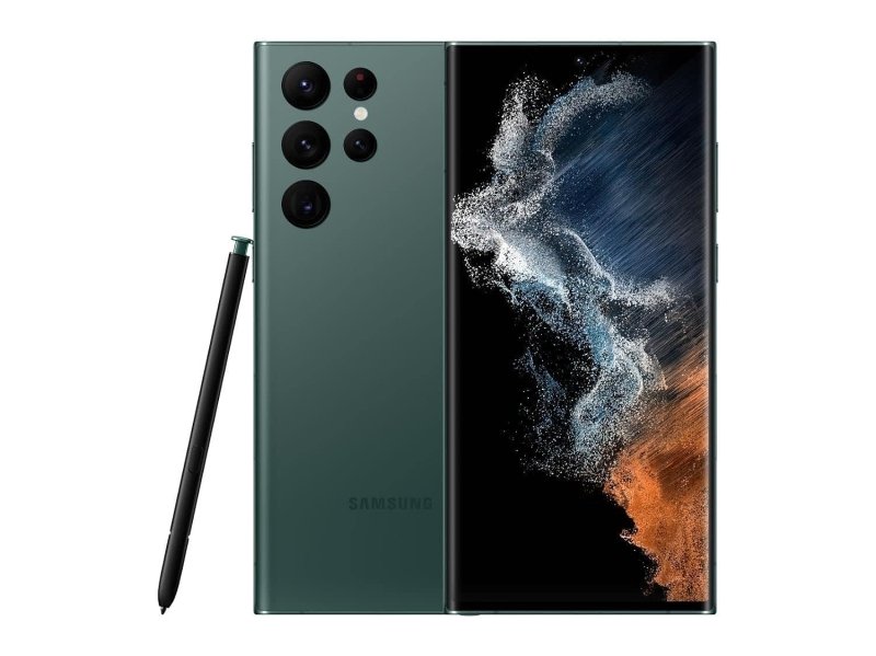 SAMSUNG Galaxy S22 Ultra Cell Phone, Factory Unlocked Android Smartphone, 256GB, 8K Camera & Video, Brightest Display Screen, S Pen, Long Battery Life, Fast 4nm Processor, US Version, 2022, GreenVisit the SAMSUNG Store