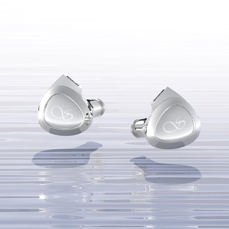 Shanling SONO Wired Earphone Triple - Driver Hybrid Earphones Affordable Hi - Fi Sound Two Dynamic Drivers Coaxial Design with Interchangeable Cable Sivler Affortable set for travellingVisit the Shanling Store