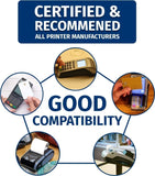 SWIHELP (50 Rolls) 57 x 50 Thermal Paper Receipt 2 1/4" Rolls Fits All POS Cash Registers Printers, Credit Card Terminals, Star Micronics SCP700, TSP100 BPA Free - BuyRegisterRolls‎SWIHELP