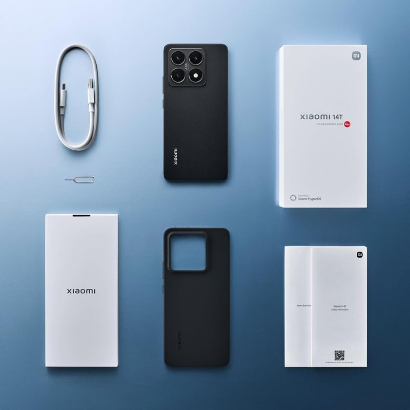 Xiaomi 14T 5G Mobile, Titan Gray (12GB RAM+512GB) | MediaTek 8300 ultra | 6.67" Amoled 144Hz display | Leica Triple Camera 50+50+12MP, 32MP Front camera with Xiaomi sound outdoorVisit the Xiaomi Store