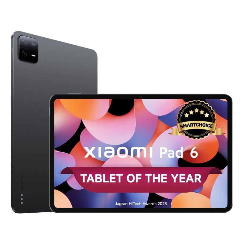 Xiaomi Pad 6| Qualcomm Snapdragon 870|144Hz Refresh Rate|8GB, 256GB|2.8K+ Display (11 - inch/27.81cm)|1 Billion Colours| Dolby Vision Atmos| Quad Speakers| Wi - Fi| Gray (256 GB, 8 GB RAM, Graphite Grey)‎Xiaomi