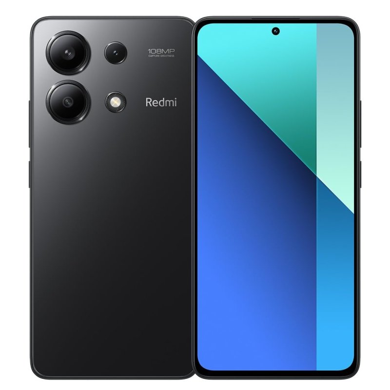 Xiaomi Redmi Note 13 (Midnight Black 8GB RAM, 256 Storage) - Super - clear 108MP triple camera |120Hz FHD+AMOLED display | Immersive viewing with ultra - thin bezelsVisit the Xiaomi Store