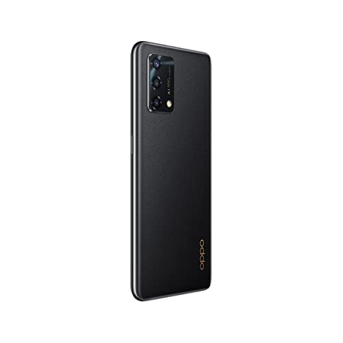 Oppo A95 Dual Sim Smartphone 128GB 8GB RAM Fingerprint And Face Recognition 33W Vooc Flash Charge 48Mp Ai Quad Camera 4G Lte Android Cell Phone, Glowing Starry Black, Cph2365