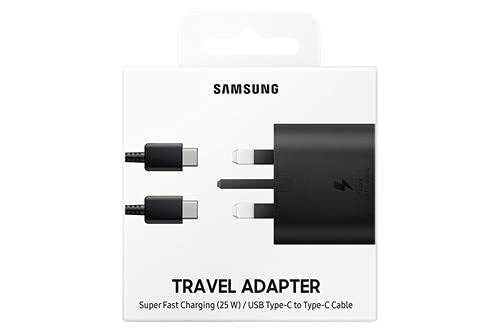 Samsung Travel Adapter (25W) USB Type C-Cable,Black - EP-TA800XBEGAE