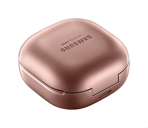 Samsung Galaxy Buds Live, True Wireless Earbuds w/Active Noise Cancelling (Wireless Charging Case Included), Mystic Bronze (UAE Version)