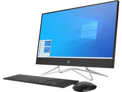 HP AlO 11th Gen Intel Core i3 23.8 inches FHD All-in-One Personal Desktop (8GB/1TB HDD/M.2 Slot/Windows 10 Home/MS Office 2019/Wireless Keyboard & Mouse/Jet Black), 24-df1668in