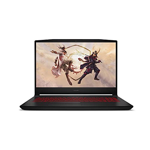 MSI Katana GF66 12UCOK 15.6" FHD (1920 * 1080) Gaming Laptop - Alder Lake i7-12650H DDR5 8GB*2 (4800MHz) RAM 512GB NVMe PCIe SSD Gen4x4 RTX3050 GDDR6 4GB Win 11 Home - 9S7-158424-800