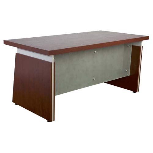 Mahmayi Dupla 3216 Modern Executive Desk -Modern and Classy Big Office Desk (160Cm, Apple Cherry)-W160Cms X D180Cms X H76.1Cms (160cm, Apple Cherry)