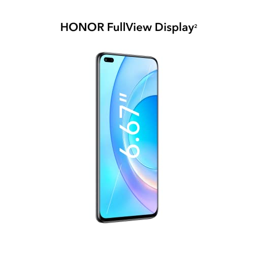 HONOR 50 Lite Mobile Phone, SIM-Free Unlocked Smartphone with 64MP Camera, 4300mAh Large Battery+66W Supercharge, 6.67” Full View Display, ８+128GB（Midnight Black）