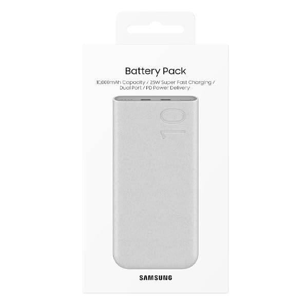 Samsung 10000mAh Battery Pack Charger Power Bank EB-P3400 - Beige