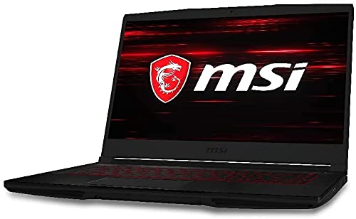 2021 Latest MSI GF63 Thin Gaming Laptop 15.6 “ FHD IPS Display i5-10300H Upto 4.5GHz 32GB 1TB SSD NVIDIA® GeForce® GTX 4GB 1650 Max-Q Graphics Backlit Eng Key WIN10 Black