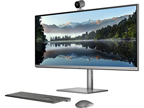 HP 2022 Newest Envy All-in-One Desktop, 34" WUHD Display, Intel Core i7-11700, GeForce RTX 3060, 16GB RAM, 1TB SSD, Wi-Fi 6, HDMI, Thunderbolt 4, RJ-45, Webcam, Wireless KB&Mouse, Windows 11 Home