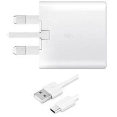 SAMSUNG 15W Travel Adapter with USB A to USB C Cable EP TA200 White, EP TA200 WHT