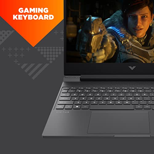 HP Victus Gaming Laptop AMD Ryzen 5 5600H 15.6 inch(39.6 cm) FHD IPS Gaming Laptop (8GB RAM/512GB SSD/AMD Radeon RX 6500M Graphics(4GB GDDR6)/144Hz/9ms Response time/Backlit KB/B&O/Win 11),15-fb0777AX