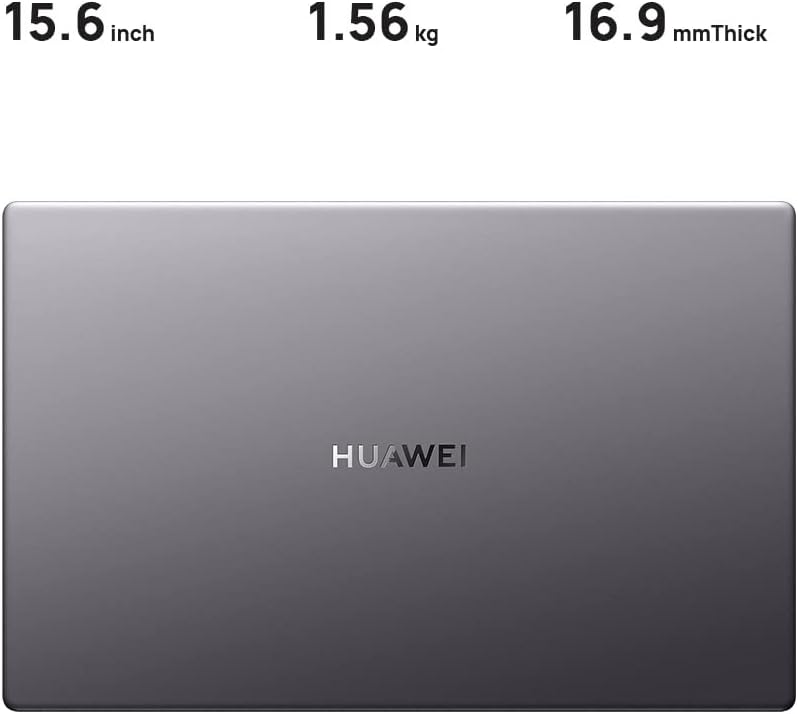 HUAWEI MateBook D 15 Laptop, Windows 11, 11th Gen Intel I3 Core processor,Wi Fi 6, 8GB memory,256GB SSD, Space Grey, 53012UDQ, Matebook D 15 11th I3, 15 Inch, 8GB RAM,15 Inch