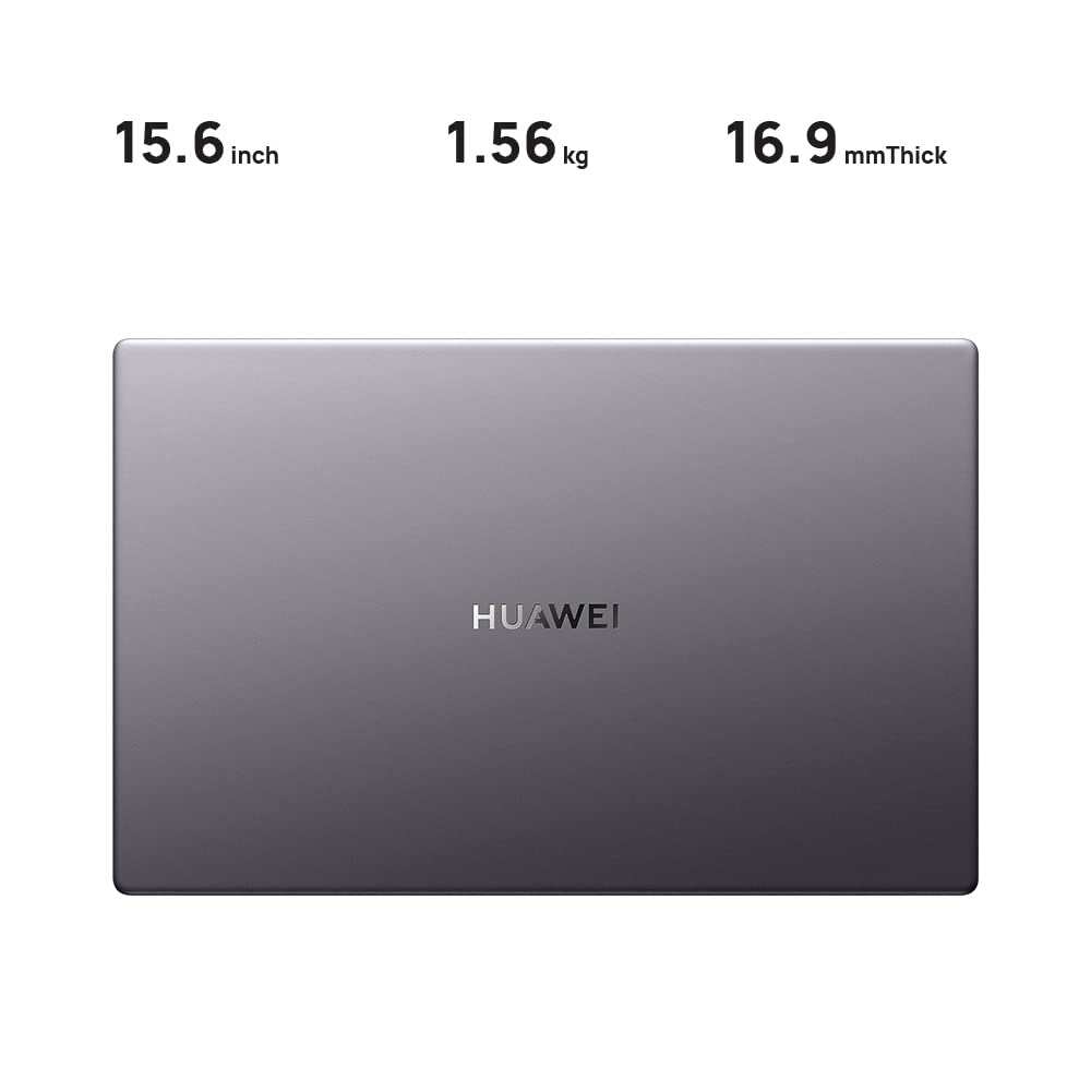 HUAWEI MateBook D 15 Laptop, Windows 11, 11th Gen Intel I3 Core processor,Wi Fi 6, 8GB memory,256GB SSD, Space Grey, 53012UDQ, Matebook D 15 11th I3, 15 Inch, 8GB RAM,15 Inch