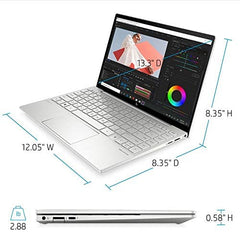 2021 Latest HP Envy 13 Laptop 13.3" FHD IPS 400Nits Display 11th Gen Core I5-1135G7 Upto 4.2GHz 8GB 1TB SSD Intel® Iris® Xe Graphics Backlit Eng Keyboard WIN10 SIlver