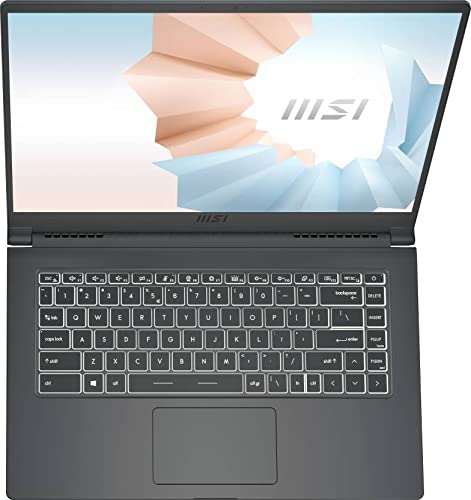 Msi Modern 15 Amd Ryzen 5 Hexa Core 5500U - (8 Gb/512 Gb Ssd/Windows 10 Home) Modern 15 A5M-065In Thin And Light Laptop (15.6 Inches, Carbon Gray, 1.6 Kg)