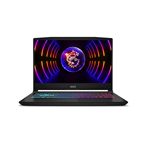 MSI Katana 15, Intel 12th Gen. i5-12450H, 40CM FHD 144Hz Gaming Laptop (8GB/512GB NVMe SSD/Windows 11 Home/Nvidia GeForce RTX 3050, GDDR6 6GB/Black/2.25Kg), B12UDXK-1006IN