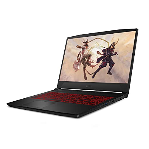 MSI Katana GF66 12UCOK 15.6" FHD (1920 * 1080) Gaming Laptop - Alder Lake i7-12650H DDR5 8GB*2 (4800MHz) RAM 512GB NVMe PCIe SSD Gen4x4 RTX3050 GDDR6 4GB Win 11 Home - 9S7-158424-800