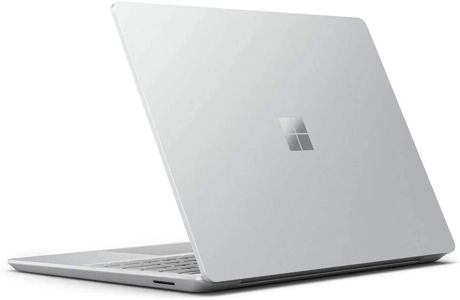 Microsoft Surface laptop Go 12.4” – 10th Gen Intel Quad Core i5-1035G1, 8GB Ram, 256GB SSD, Intel UHD Graphics, Windows 10 Pro, English Keyboard, Platinum.