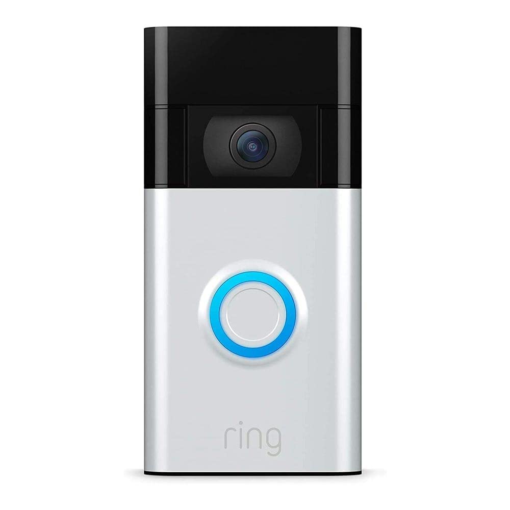 Ring Video Doorbell (2nd Gen) by Amazon - rechargeable battery powered, Wi-Fi doorbell security camera with Two-Way talk, full HD video, motion detection, night vision